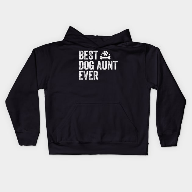 Best dog aunt ever Kids Hoodie by captainmood